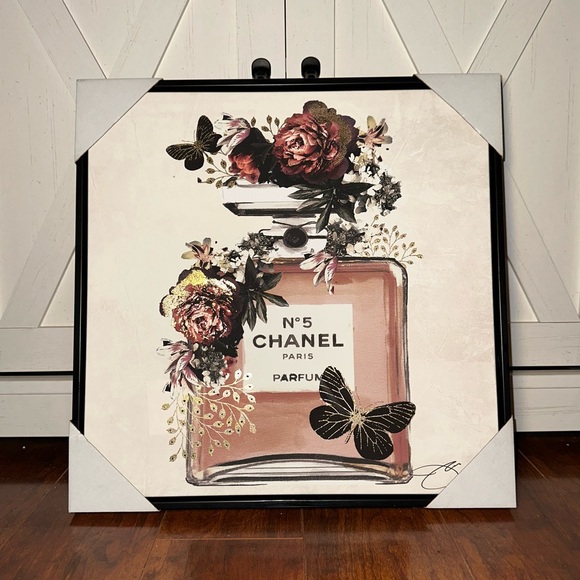 Chanel Paris Parfum Wall Art Decor - Picture 1 of 2